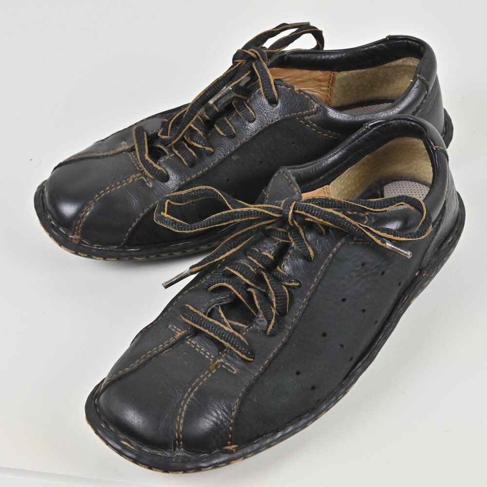 Born Suede Leather Handmade Casual Comfort Lace Up Oxford Sneakers US 6.5 UK 37